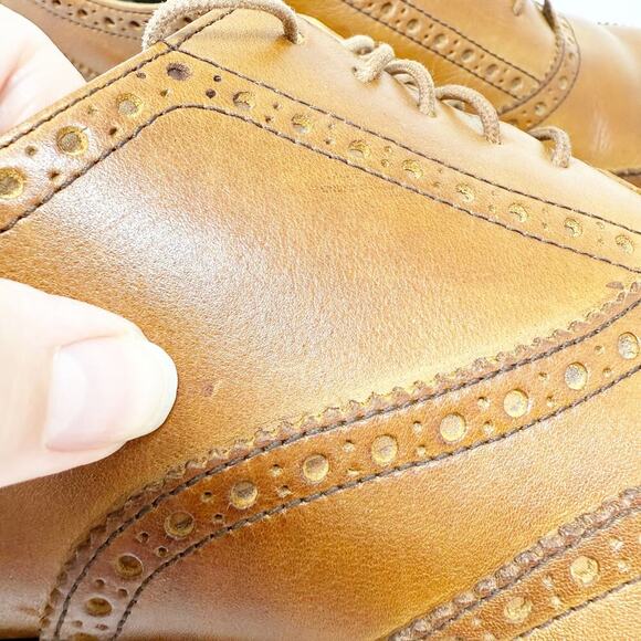 Cole Haan Williams Leather Wingtip Oxford Dress Shoes Brown Men\'s 13 main image 15